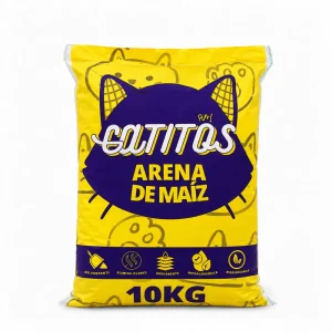 Arena de maíz para gatos GATITOS